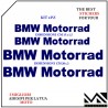 KIT ADESIVI Stickers Decal PER MOTO BMW MOTORRAD MOTORCYCLE