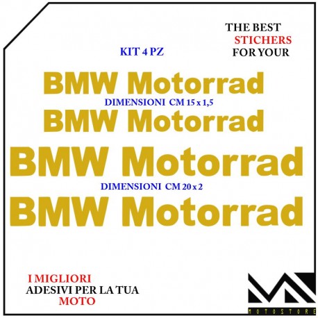 KIT ADESIVI Stickers Decal PER MOTO BMW MOTORRAD MOTORCYCLE