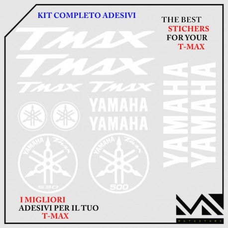 KIT SERIE DI ADESIVI YAMAHA TMAX T- MAX 500 - 530 12 PEZZI