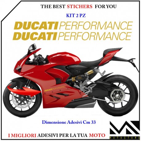 KIT ADESIVI "DUCATI PERFORMANCE" per DUCATI 899 1199 1299 PANIGALE COL. ORO